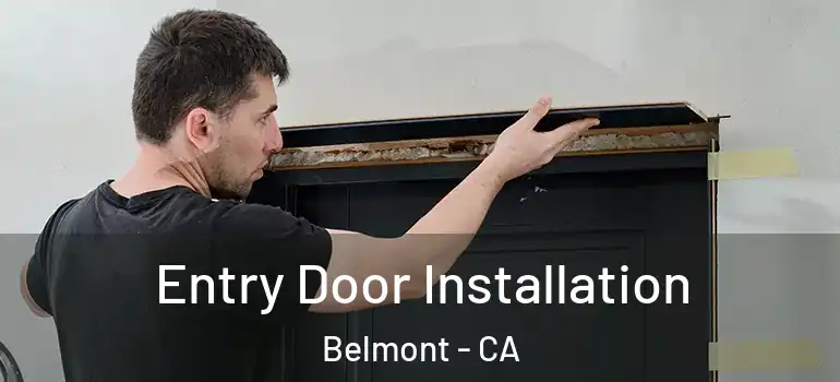  Entry Door Installation Belmont - CA
