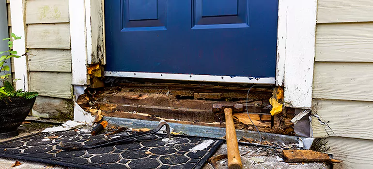 Broken Door Jamb Repair in Belmont, CA
