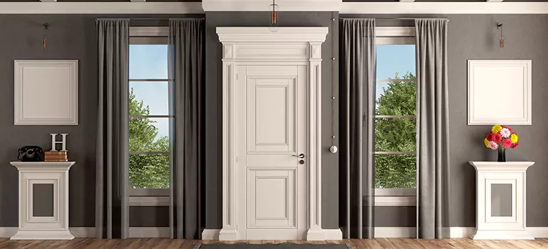 Removable Center Door Mullion in Belmont, CA