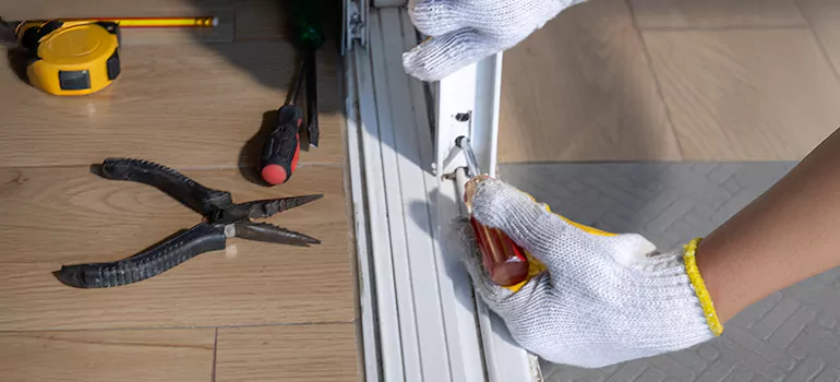 Sliding Glass Door Repair in Belmont