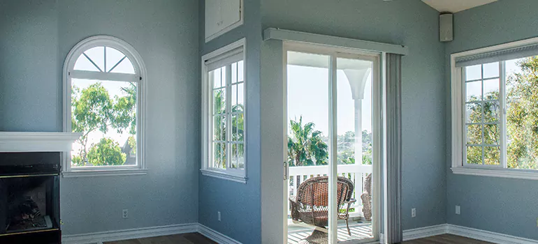 Door With Sliding Window in Belmont, CA