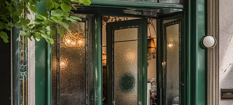 Frosted Pantry Door in Belmont, CA