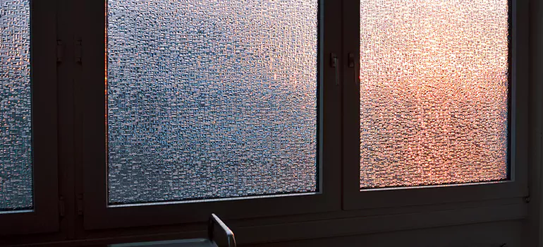 Frosted Glass Window Replacement in Belmont, CA