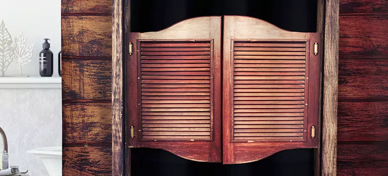 Installing Saloon Door Hinges in Belmont, CA