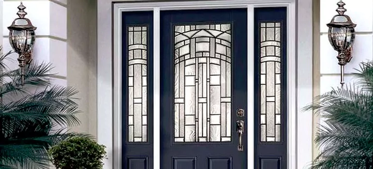 Stained Glass Door Panels in Belmont, CA