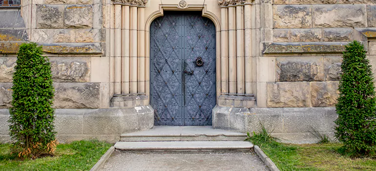 Traditional Double Front Doors in Belmont, CA