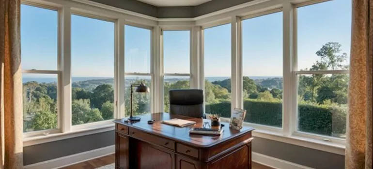 Residential Bow Window Installation in Belmont, CA