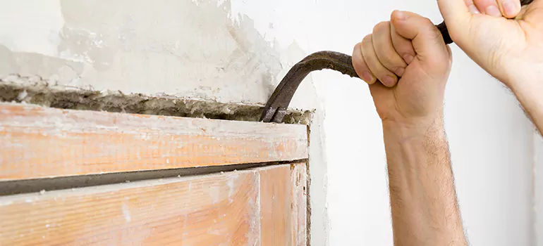 Metal Door Jamb Repair in Belmont, CA