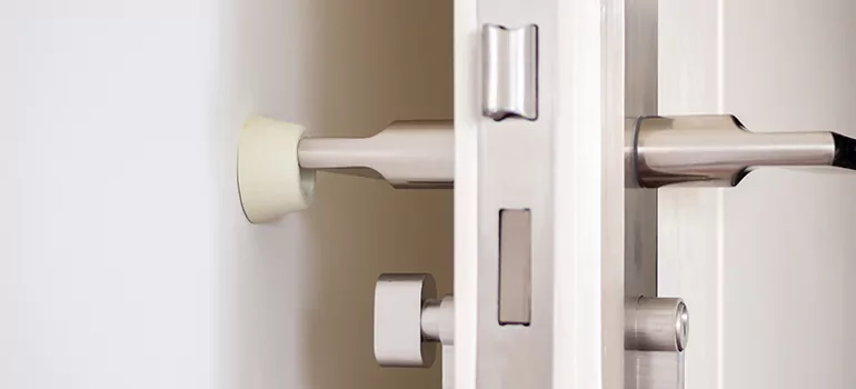 Half Moon Door Stop Installation in Belmont, CA