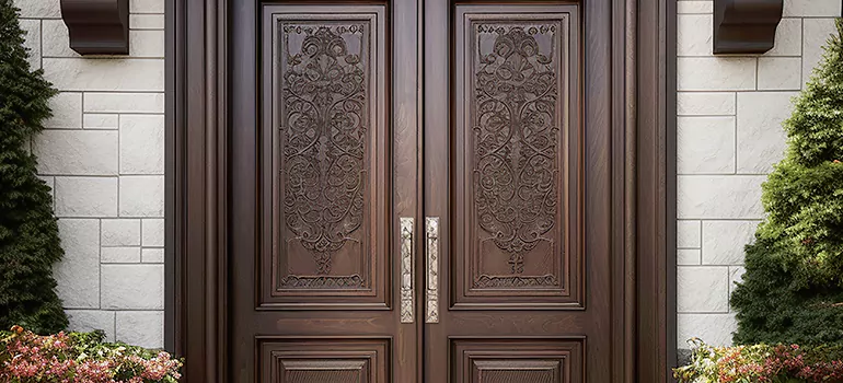 Double Front Doors in Belmont, CA