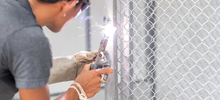 Commercial Mesh Door Repair in Belmont, CA