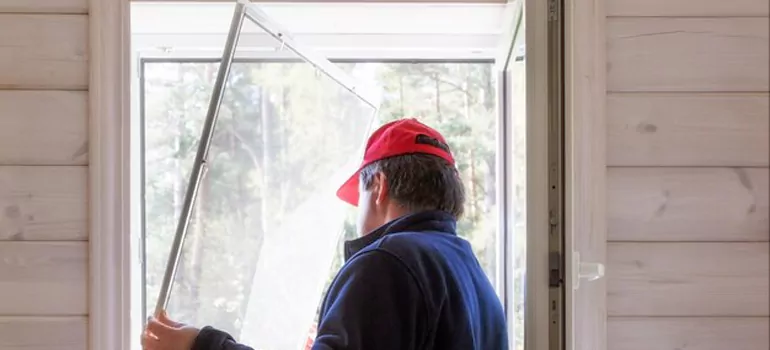 Expandable Window Screen Installation in Belmont, CA