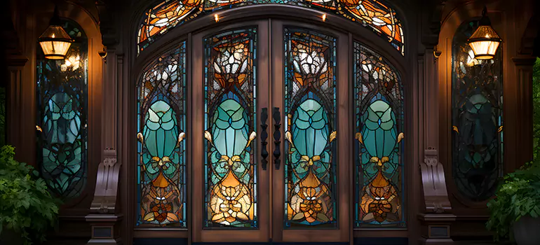 Wrought Iron Storm Door in Belmont, CA