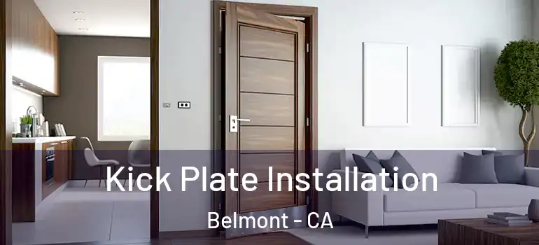  Kick Plate Installation Belmont - CA