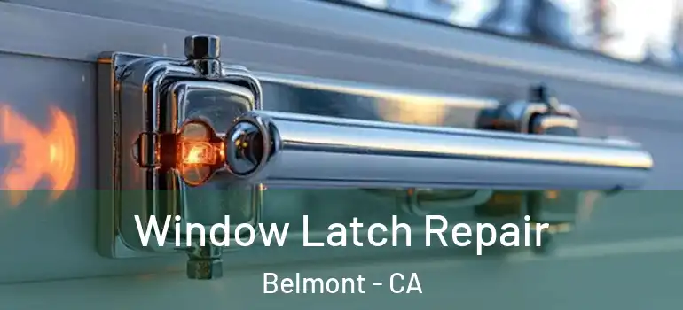  Window Latch Repair Belmont - CA